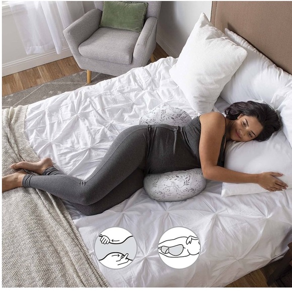 Boppy Side Sleeper Pregnancy Pillow with Removable Jersey Pillow Cover - Picture 7 of 7